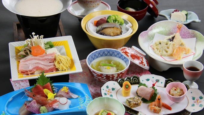 【楽天月末セール】日本海の幸♪旬の食材を満喫【基本プラン】〜山代温泉を満喫〜温泉でのんびり